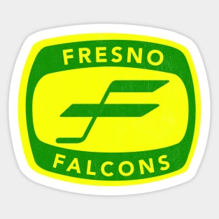 Defunct Fresno Falcons Hockey 1972 Sticker